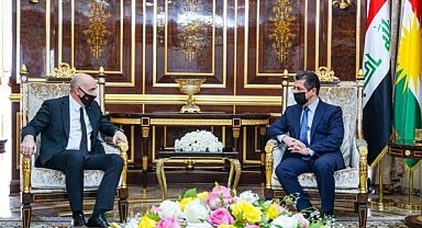 Bağdat Büyükelçisi Güney, IKBY Başkanı ile petrol ihracatını görüştü