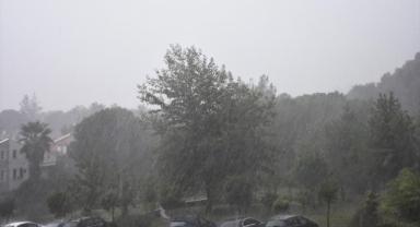 Bodrum ve Marmaris'te fırtına ve sağanak etkili oldu