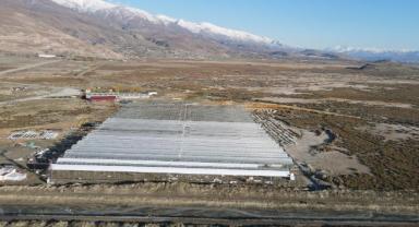 Erzincan'da devlet desteğiyle 120 bin metrekarede jeotermal seralar kuruluyor