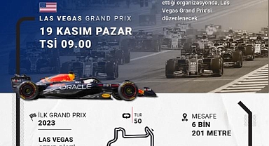 Formula 1'de sezonun 22. yarışı Las Vegas'ta yapılacak