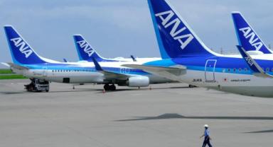 Japonya'nın en büyük havayollarından ANA, nisan-eylülde net karını artırdı