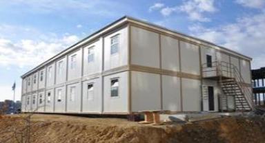 Karmod, KKTC'de konut projesi için konteyner şantiye binası kurdu