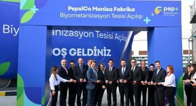 Manisa'daki PepsiCo fabrikasında organik atıktan enerji üretmek için kurulan tesis açıldı