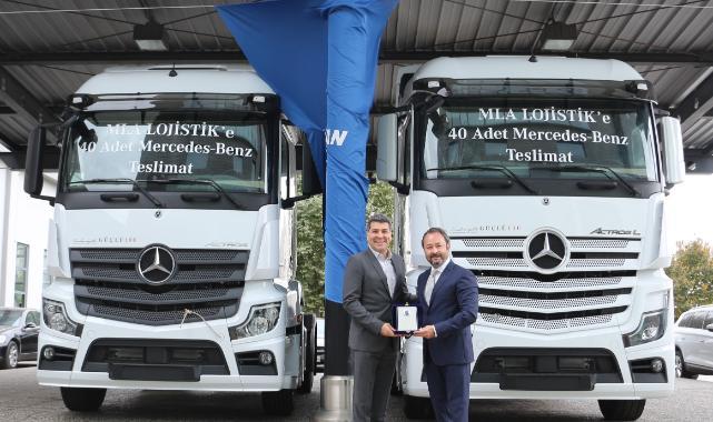 MLA Lojistik, araç filosunu 40 adet Mercedes-Benz Actros 1845 çekici ile genişletti