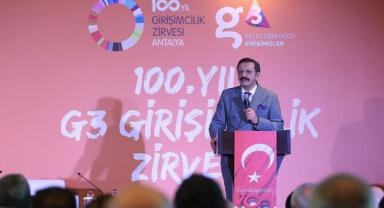 TOBB Başkanı Hisarcıklıoğlu: Yeni fikir bulan ve teknolojiyi kullanan uçuyor