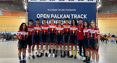 Türk bisikletçiler, Balkan Açık Pist Şampiyonası'nda 20 madalya kazandı