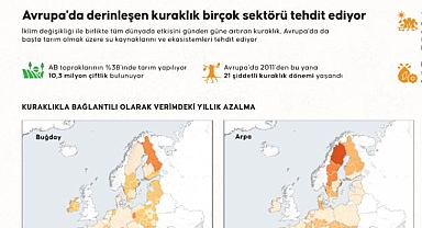 Avrupa'da derinleşen kuraklık birçok sektörü tehdit ediyor