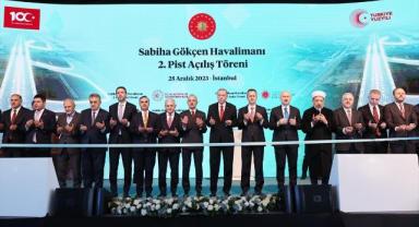 Bakan Uraloğlu, Sabiha Gökçen Havalimanı 2. Pist Açılış Töreni'nde konuştu: