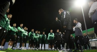 Fatih Terim, Panathinaikos'un başında ilk antrenmanına çıktı