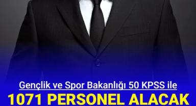 Gençlik ve Spor Bakanlığı, 1071 sözleşmeli personel alımı yapacak