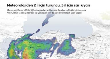 Meteorolojiden 5 il için yerel kuvvetli sağanak uyarısı