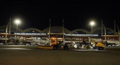 Sabiha Gökçen Uluslararası Havalimanı'nda kış hazırlıkları tamamlandı