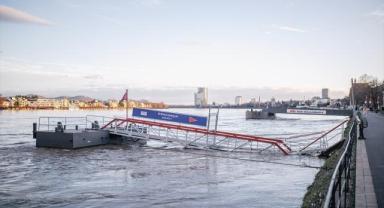 Almanya'da şiddetli yağışlar nedeniyle su seviyeleri yükseldi