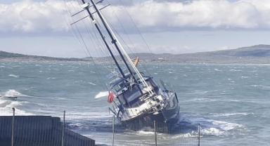 Balıkesir’de saatte hızı 80 kilometreyi bulan poyraz hayatı olumsuz etkiledi
