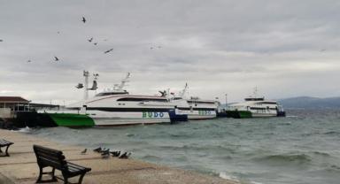 Bursa Deniz Otobüslerinin 7 seferi kuvvetli rüzgar nedeniyle iptal edildi