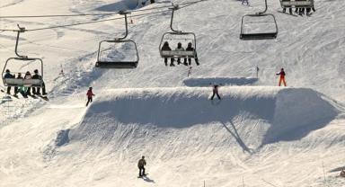 Kaliforniya eyaletinin South Lake Tahoe kentinde kış