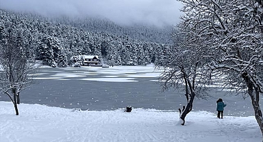 Kartalkaya, Gölcük ve Abant'ta kar etkili oluyor