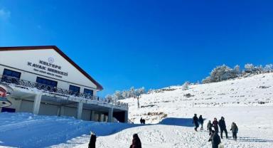 Keltepe Kayak Merkezi'nde hafta sonu yoğunluğu