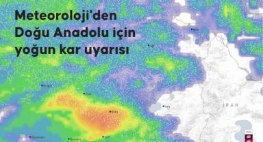 Meteoroloji'den Doğu Anadolu için yoğun kar uyarısı