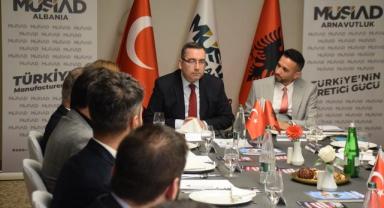 MÜSİAD Arnavutluk'un yönetim kurulu toplantısı düzenlendi