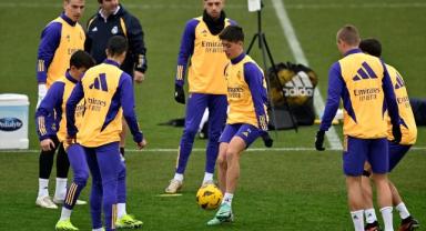 Real Madrid antrenmanı