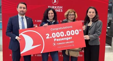THY, Lizbon-İstanbul seferlerinde 2 milyonuncu yolcuya ulaştı