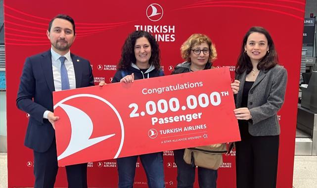 THY, Lizbon-İstanbul seferlerinde 2 milyonuncu yolcuya ulaştı