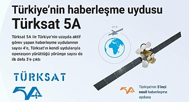 Türksat 5A uzayda 3 yılını doldurdu, gözler 6A'da