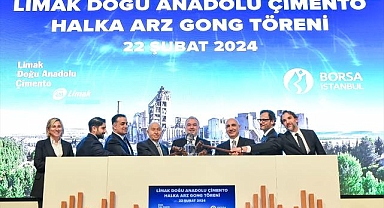 Borsa İstanbul'da gong Limak Doğu Anadolu Çimento için çaldı