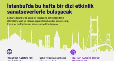 İstanbul'da bu hafta bir dizi etkinlik sanatseverlerle buluşacak