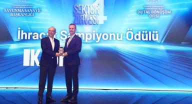 Kron Teknoloji yılın ihracat şampiyonu ödülüne layık görüldü