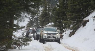 Mersin'de off-road tutkunları Toros Dağları'nın eteklerinde buluştu