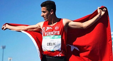 Milli atlet Mehmet Çelik, İspanya'daki yarışmada birinci oldu
