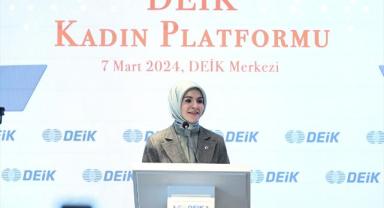 Aile ve Sosyal Hizmetler Bakanı Göktaş, DEİK Kadın Platformu Lansmanı'nda konuştu: