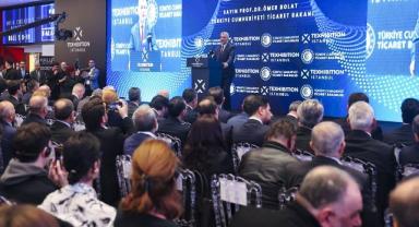 Bakan Bolat, Texhibition Kumaş İplik ve Tekstil Aksesuarları Fuarı'nın açılışına katıldı