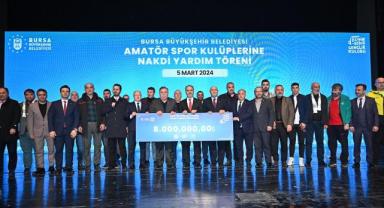 Bursa Büyükşehir Belediyesinden amatör spor kulüplerine 8 milyon liralık destek