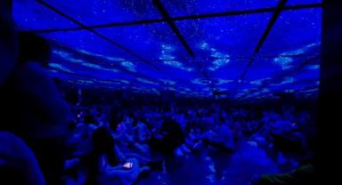 Çağdaş dijital sanat eserlerinin sergilendiği 