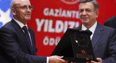 Hazine ve Maliye Bakanı Şimşek, Gaziantep'te ödül töreninde konuştu: