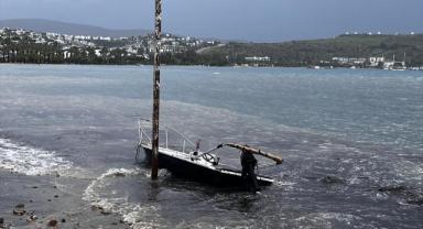 Muğla'da kuvvetli rüzgar ve sağanak etkili oluyor