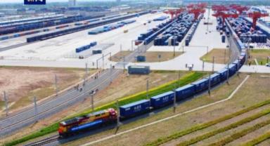 Çin ile Avrupa arasında ilk çeyrekte 4 bin 541 yük treni seferi yapıldı