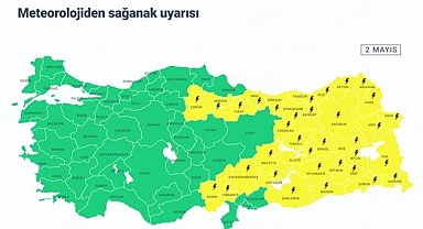 Meteorolojiden bazı bölgeler için sağanak uyarısı
