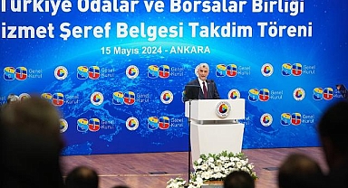 Ticaret Bakanı Ömer Bolat, TOBB Genel Kurulu'nda konuştu: