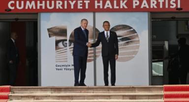 Cumhurbaşkanı Erdoğan'ın, CHP Genel Başkanı Özel'i ziyareti sona erdi