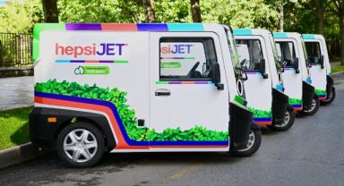 HepsiJET, elektrikli araçlarıyla kargo dağıtımına başladı