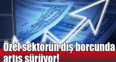 Özel sektörün dış borcunda artış sürüyor!