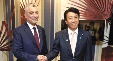 Ticaret Bakanı Bolat, Japonya Ekonomi, Ticaret ve Sanayi Bakanı Saito ile görüştü