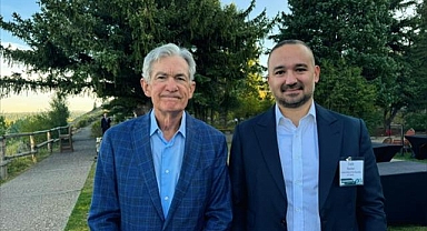 TCMB Başkanı Karahan, Jackson Hole'de, Fed Başkanı Powell ile bir araya geldi