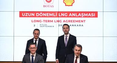 BOTAŞ ve Shell arasında 10 yıllık LNG anlaşması imzalandı