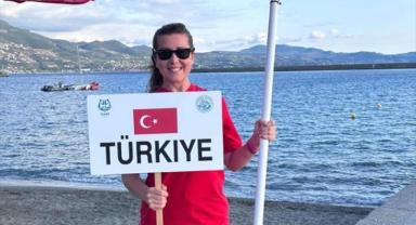 Birgül Erken, Serbest Dalış Dünya Şampiyonası'nda bronz madalya kazandı