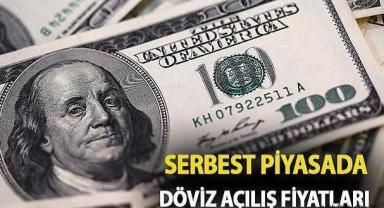 Serbest piyasada döviz açılış fiyatları